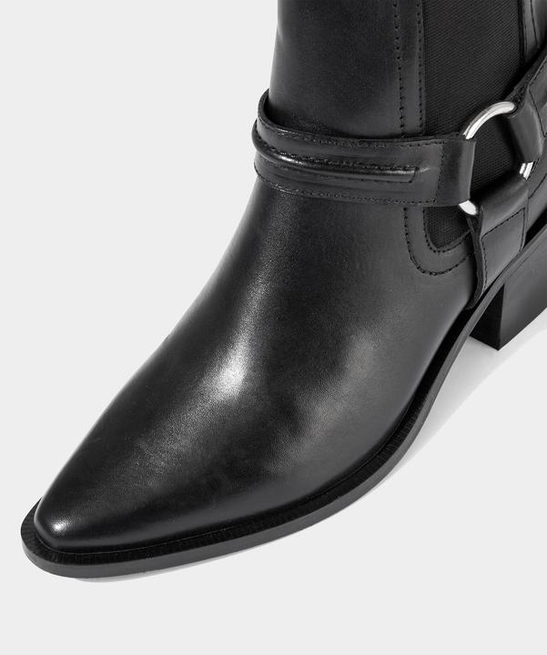 Image du produit Joe Browns Western Black Leather Ankle Boots (39)