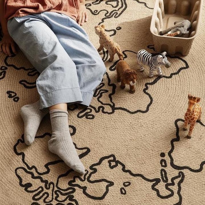 Actual product image Ferm Living Jute Carpet (Ø 100 cm)