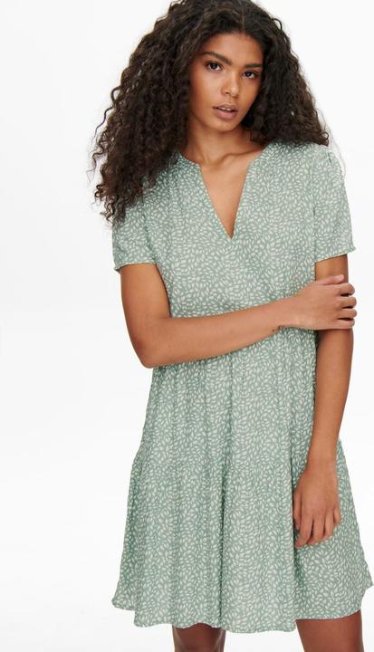 Produktbild Only V-Ausschnitt Kleid mit kurzen Ärmeln (S)