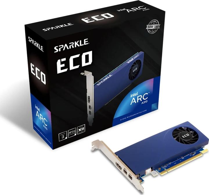Actual product image Sparkle Intel ARC A310 4GB ECO GDDR6 VGA Card (4 GB, GDDR6)