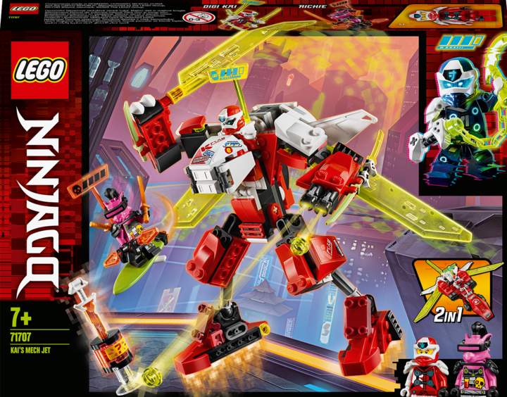 Actual product image LEGO Kais Mech Jet (71707, LEGO Ninjago)