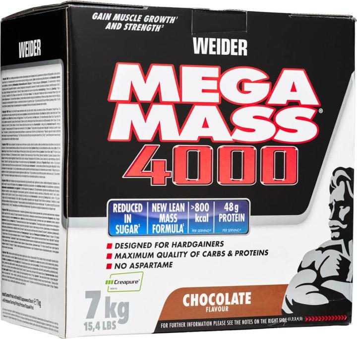Immagine prodotto Weider Mega Massa 4000 (Vaniglia, 1 x, 7000 g)