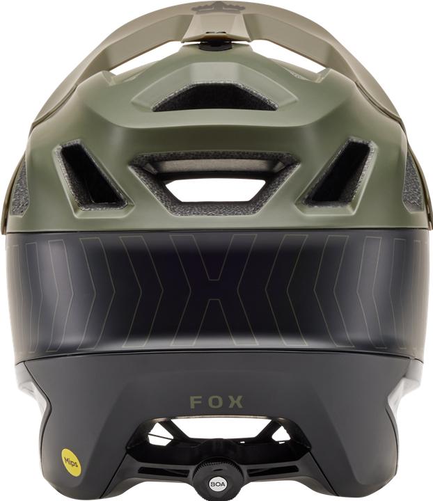 Actual product image Fox Helmet 23 Dropframe Pro Runn, Ce Grn (51 - 55 cm)