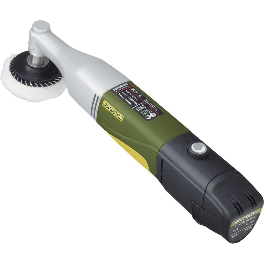 Proxxon, Schleifmaschine + Poliermaschine, Akku-Winkelpolierer WP/A (Exzenterpolierer)