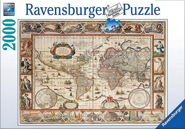 Immagine prodotto Ravensburger 16633 - - Mappamondo 1650 - 2000 pz - Puzzle per Adulti (2000 pezzi)