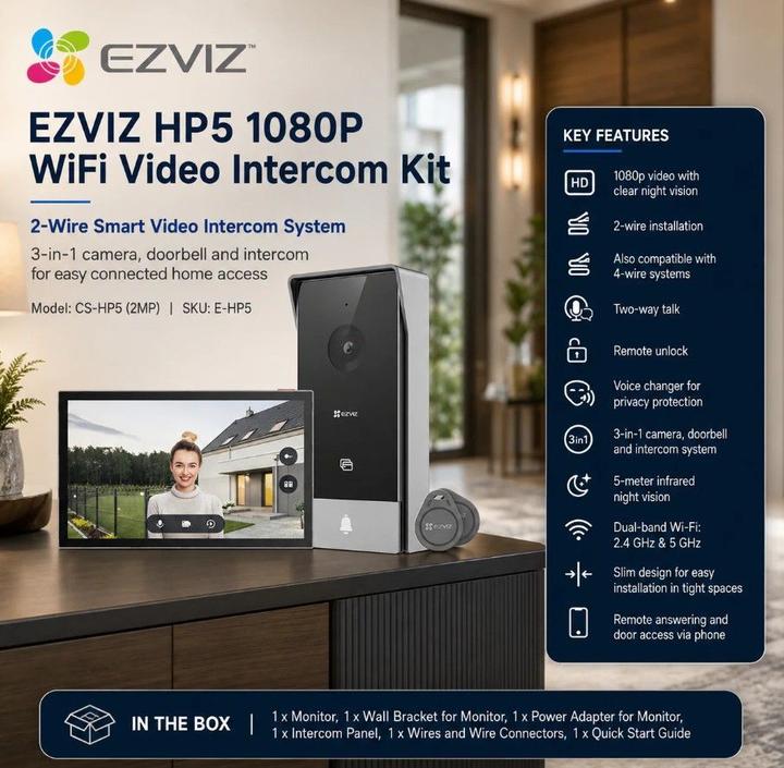 Actual product image EZVIZ HP5 (Cable, Wi-Fi)