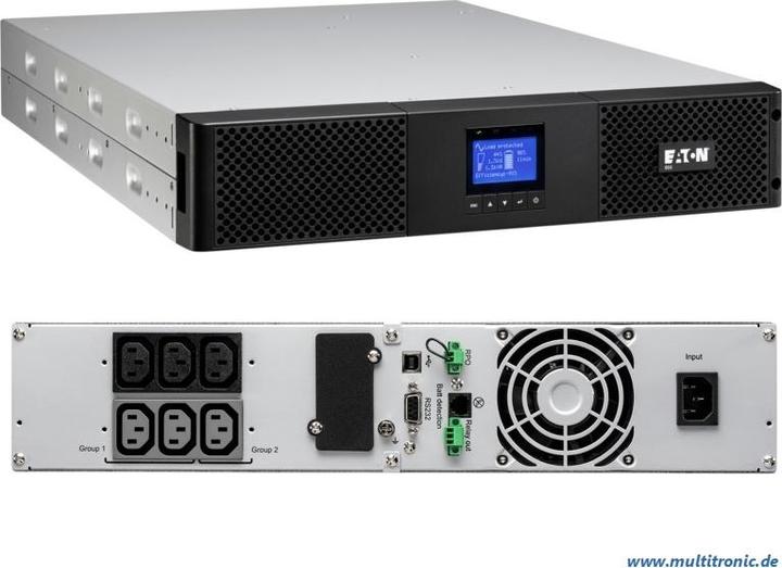 Produktbild Eaton 9SX 1000i Rack2U (1000 VA, 900 W, Online-Doppelwandler USV)