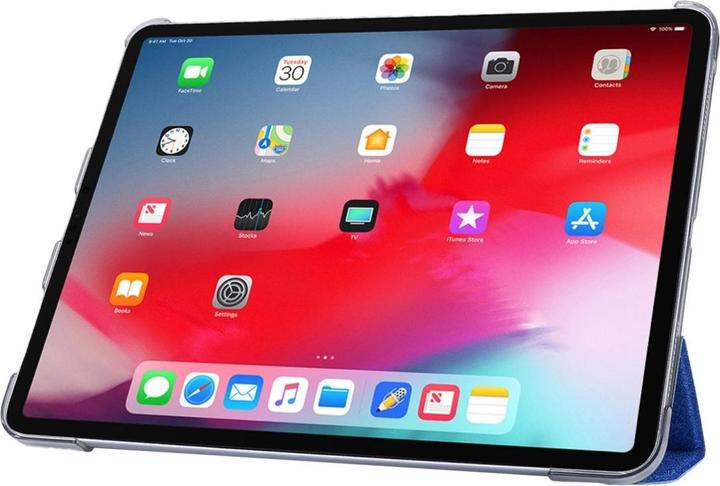 Actual product image König Design Protective Tablet Case for Apple iPad Pro 12.9 (2020) Case Cover Pocket Blue (iPad Pro 12.9 2020 (4. Gen))