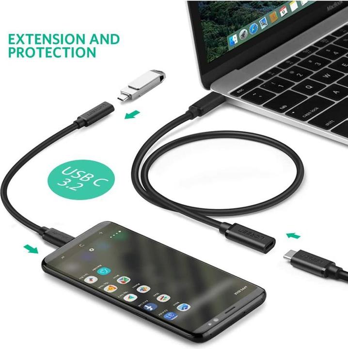 Actual product image Ugreen USB C – USB C (1 m, USB 3.2 Gen 2, 100 W)