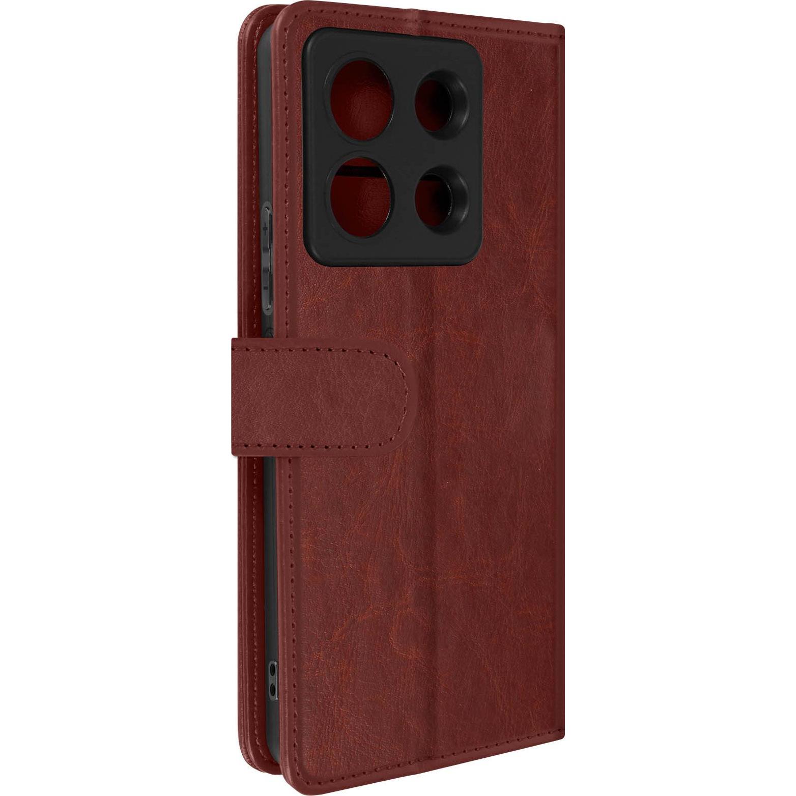 Thumbnail - Avizar Vintage Series (Xiaomi Redmi Note 13 Pro), Smartphone Hülle, Braun