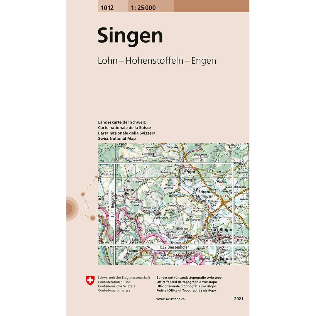 Singen 25000, Landkarte