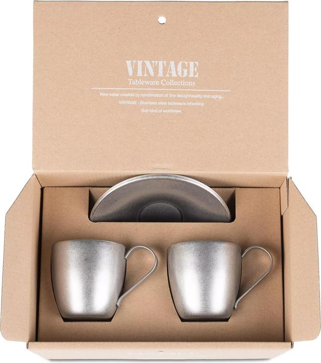 Produktbild Vintage Espressotassen-Set (100 ml, 2x)