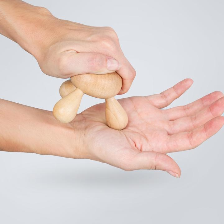 Actual product image Decathlon Massage hand wood