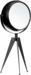 Image du produit Giftdecor horloge en fer forgé cadran ovale miroir noir 32cm