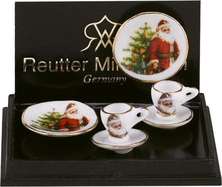 Immagine prodotto Reutter 001.534/5 - Miniatura, 2 set da caffè "Babbo Natale