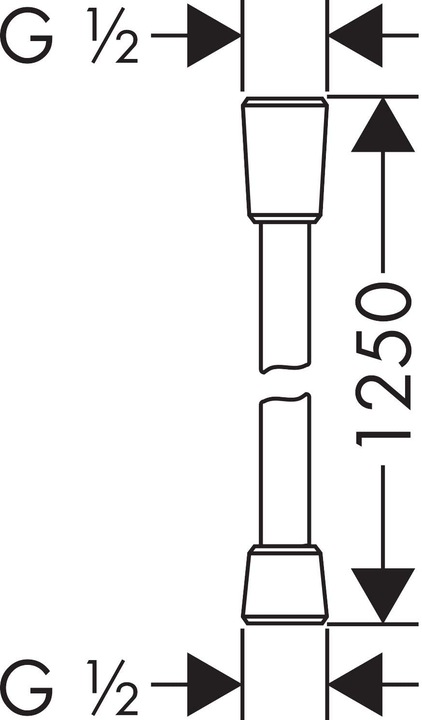Immagine prodotto hansgrohe Tubo doccia Isiflex (125 cm)