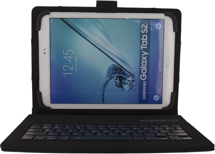 Produktbild Mobilizera Universal Tablet Tastatur Premium Bluetooth Case 9-10 Sort Qwerty (Eng. Int., Lumia 2520, IPad Air 10.9 (2020), IPad Pro 9.7, iPad Pro 10.5, iPad Air, MediaPad T1 10, IPad 9.7 (2017), Xoom, IPad 2, iPad 10.2 (2020), IPad 9.7 (2018), iPad 4, iPad Air 2, Galaxy Tab 10.1 P7100, Surface 2, Playbook, Galaxy Tab S 10.5, IPad 10.2 (2021), MeMo Pad 10)