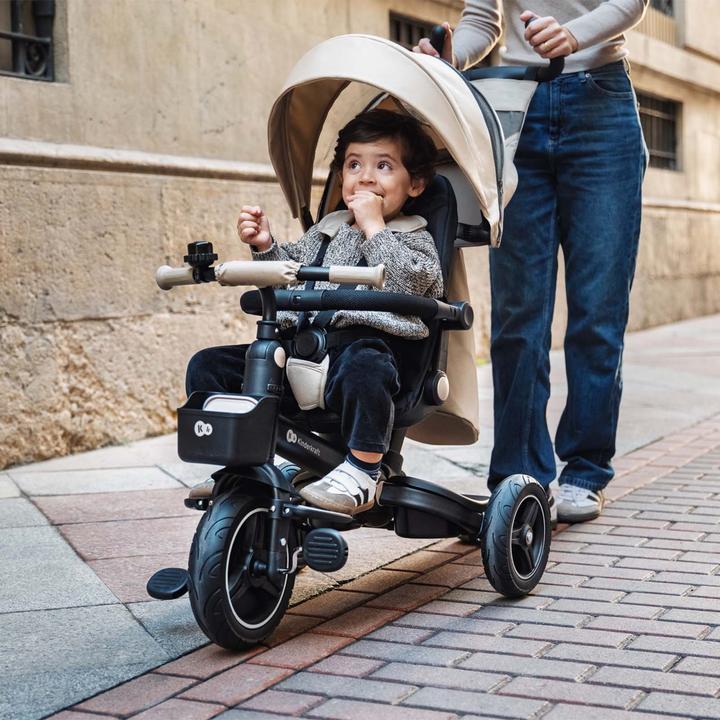 Actual product image KinderKraft Tricycle SPINSTEP 2 PLUS BEIGE