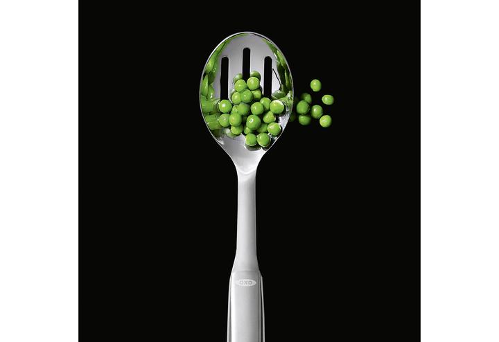 Produktbild OXO Steel Servierlöffel mit Schlitzen, 28cm (Servierlöffel)