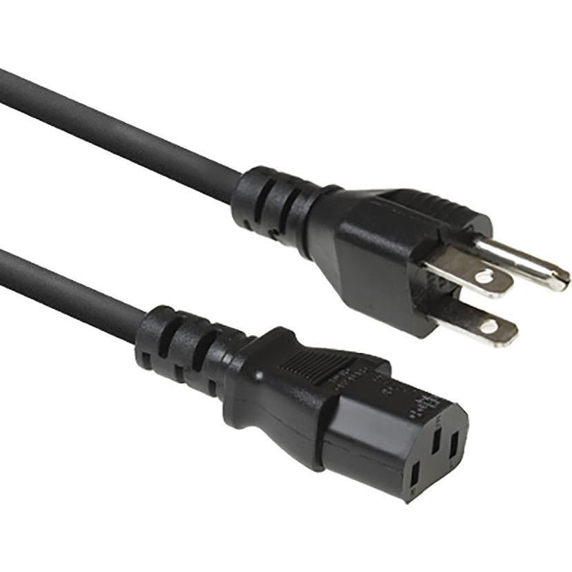 ACT Powercord USA plug - C13 black 1.8 m (1.80 m), Stromkabel