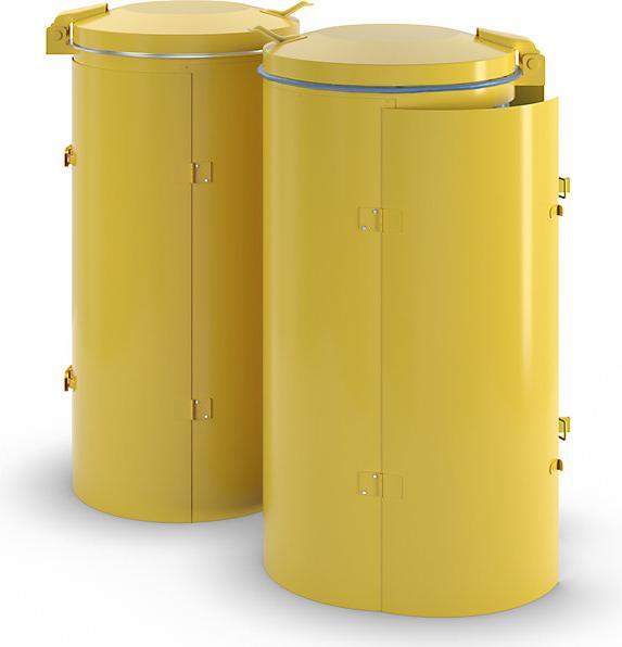 Produktbild VAR Stahlblech-Abfallsammler für 120-l-Sack (120 l)