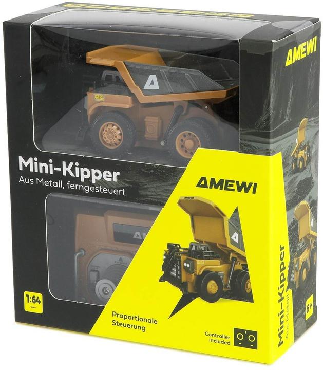 Image du produit Amewi Mini-Kipper aus Metall proportional 8-Kanal 1:64 RTR (RTR Prêt à fonctionner)