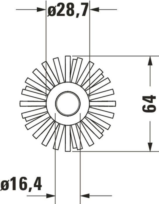 Productafbeelding Duravit Borstelkop los