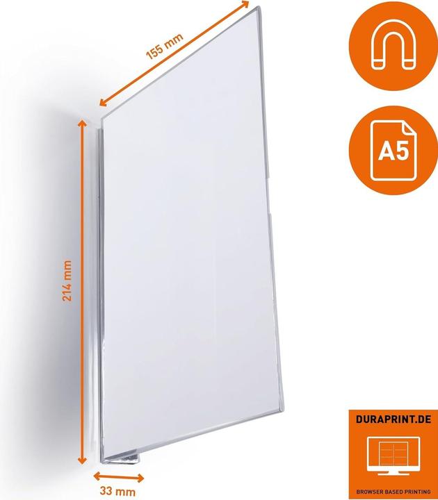 Produktbild Durable Gangschild magnetisch A5 hoch 10 stk