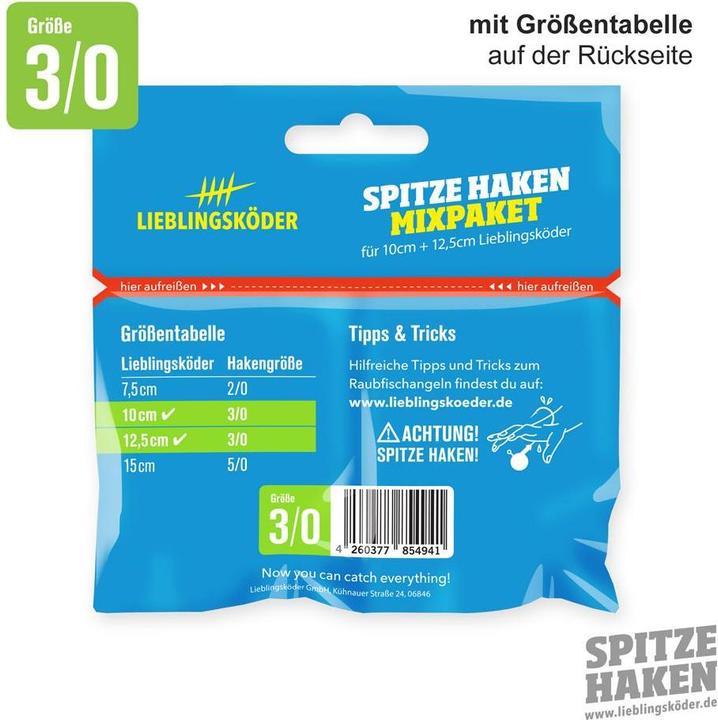 Produktbild Lieblingsköder Spitze Haken Mix