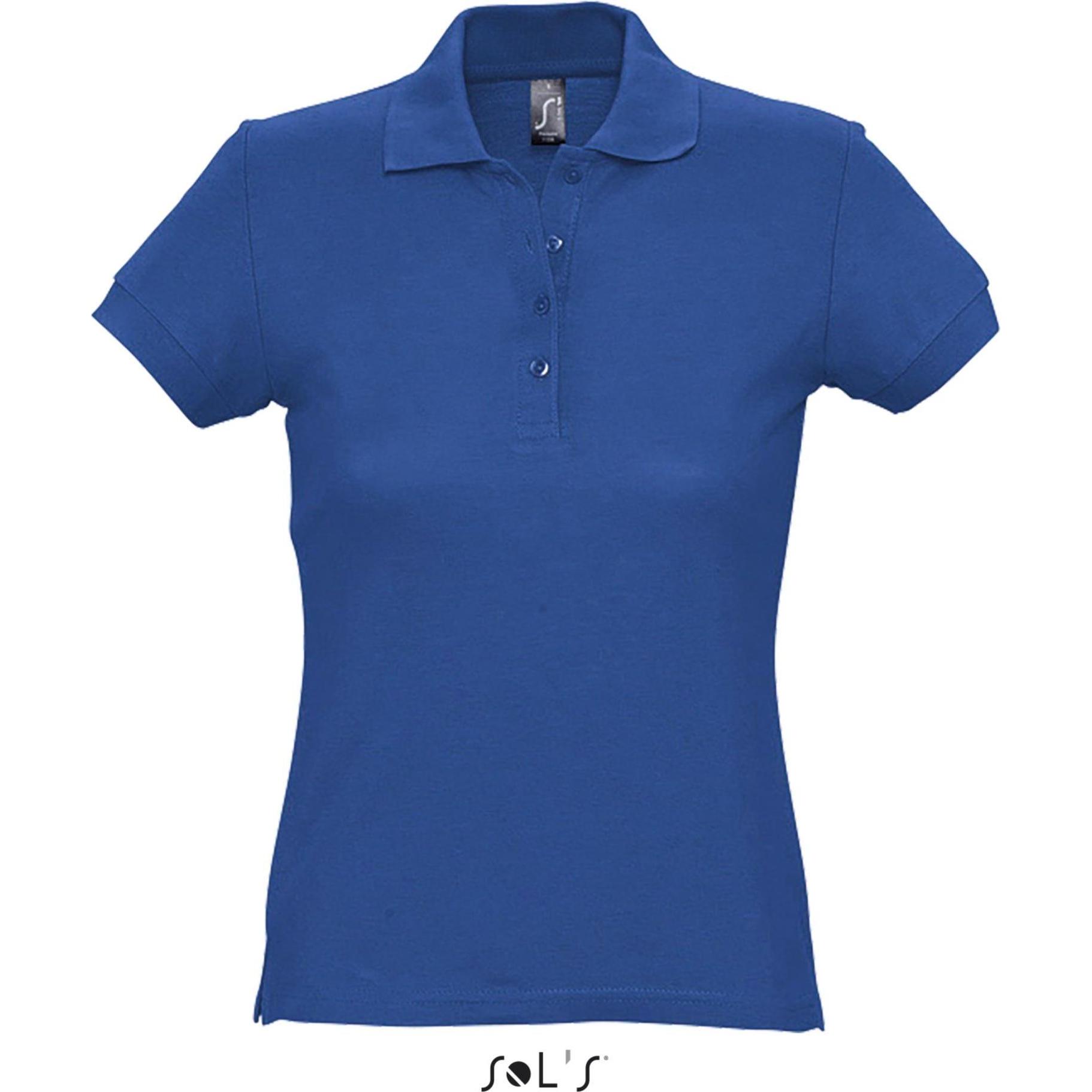 Sol's, Damen, Shirt, polo passion, Blau, (XL)