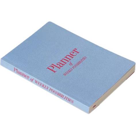 Printworks, Agenda, Weekly - Planner of weekly possibilities blau