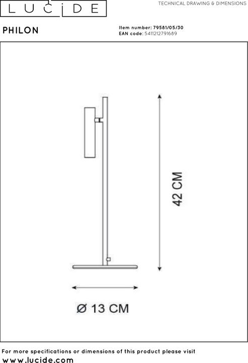 Produktbild Lucide Philon (700 lm)