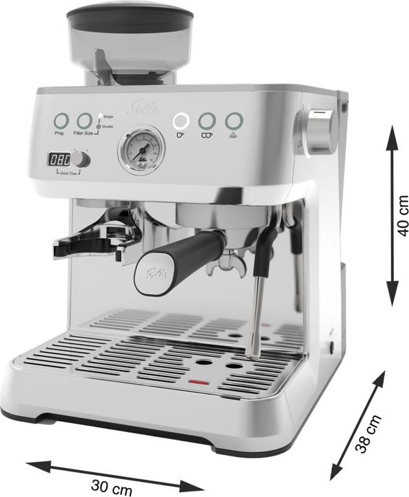 Actual product image Solis Perfetta Grind & Infuse portafilter