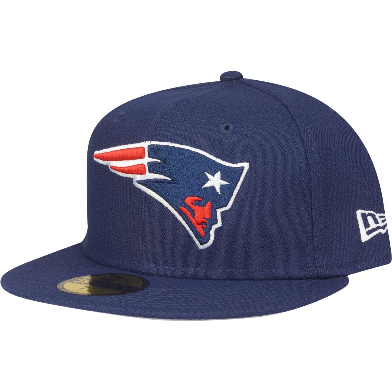 New Era, Herren, Cap, 59Fifty Fitted Cap - New England Patriots - 7 1/2, Blau, (7 1/2)