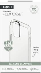 Actual product image Xqisit NP Flex Case Anti Bac, RECYCLED transparent (Samsung Galaxy S24+)