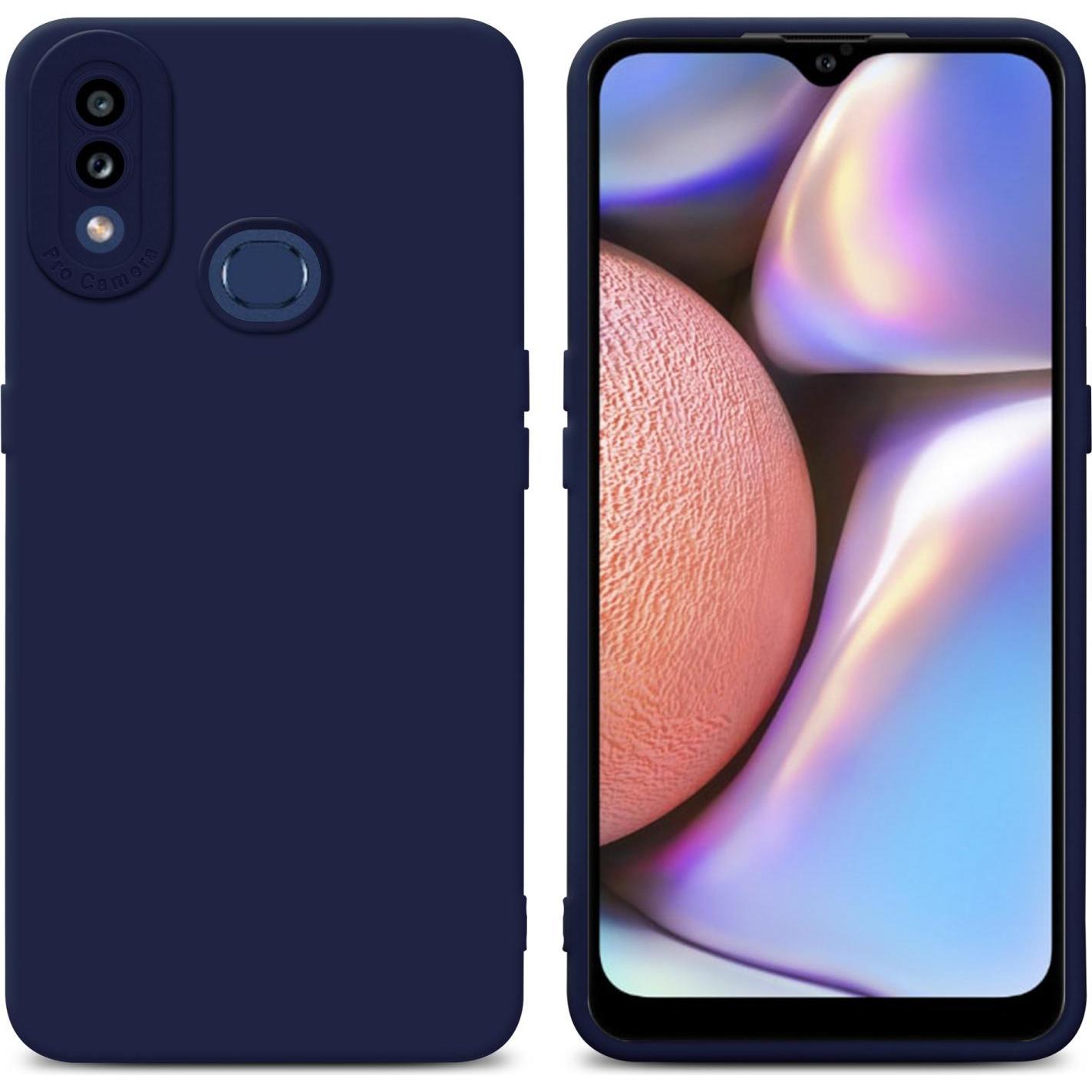 Cadorabo Hülle für Samsung Galaxy A10s / M01s im TPU Fluid LM162 Style (Samsung Galaxy A10s), Smartphone Hülle, Blau