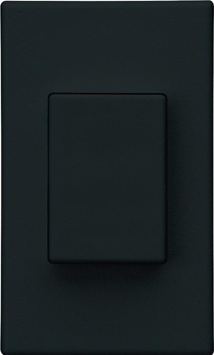 Actual product image Hager Frame pressure switch FLF black