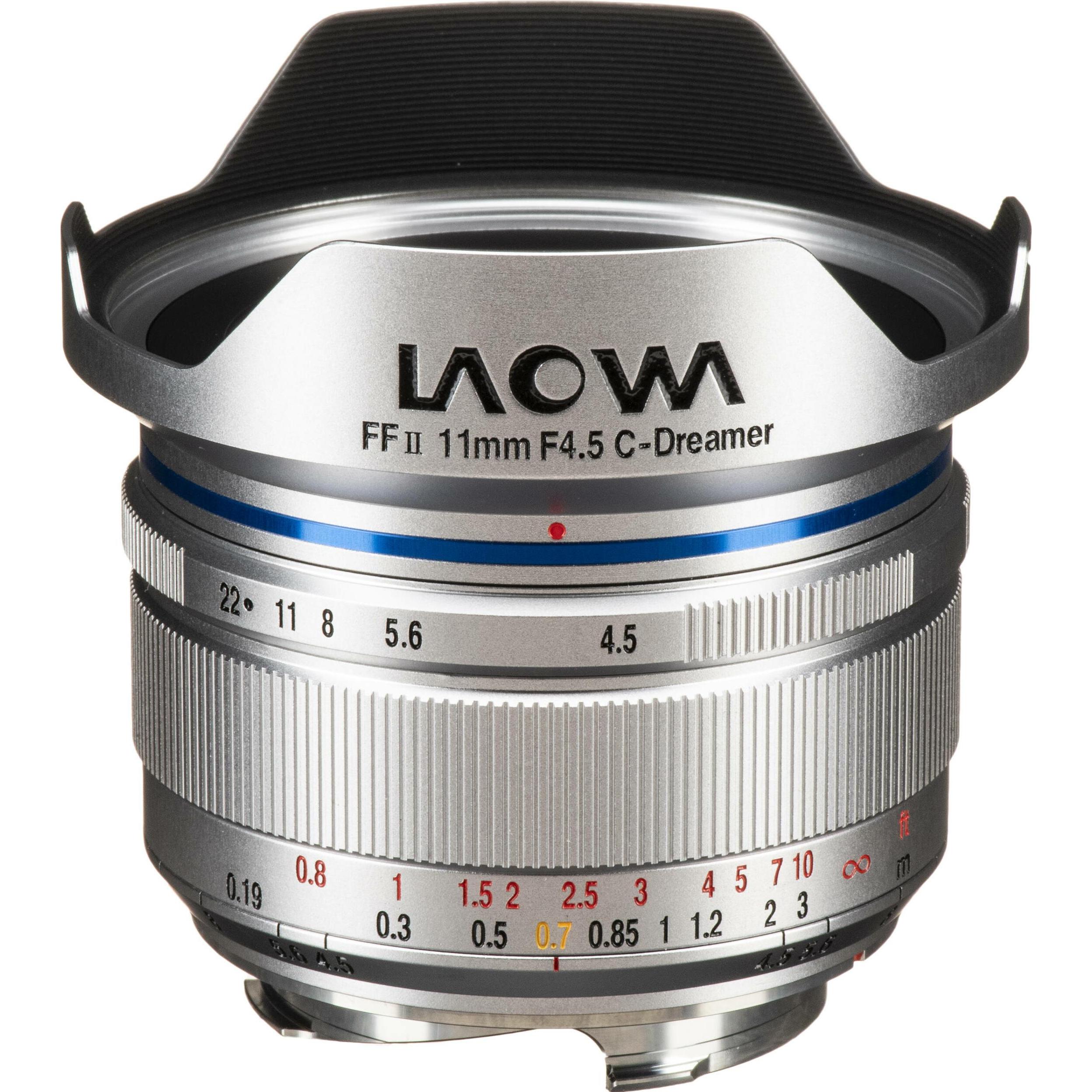 Laowa Venus Optik Venus Optika Leica M 11mm F (Leica M, Nikon Z, Leica T, L-Mount, Sony E, Vollformat), Objektiv, Silber
