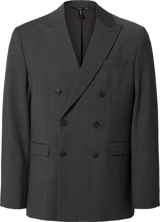 Actual product image Selected Pinstripe Double Breasted Blazer (50)