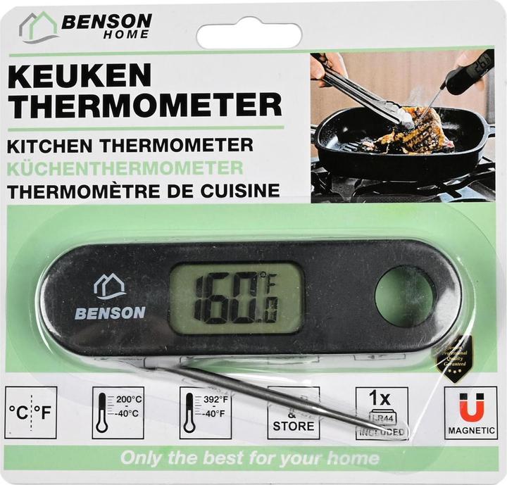 Actual product image Benson Home Kitchen thermometer digital foldable