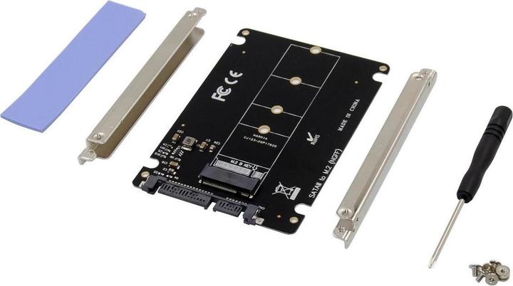Produktbild MicroConnect MC-SSDSATACONV1 Schnittstellenkarte/Adapter M.2 Eingebaut