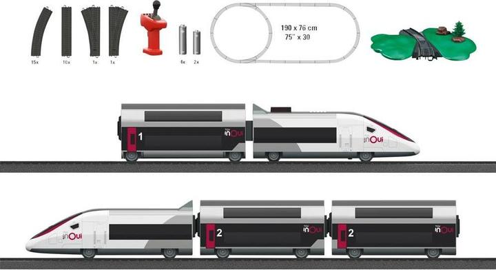Actual product image Märklin Start pack TGV Duplex (Track H0)