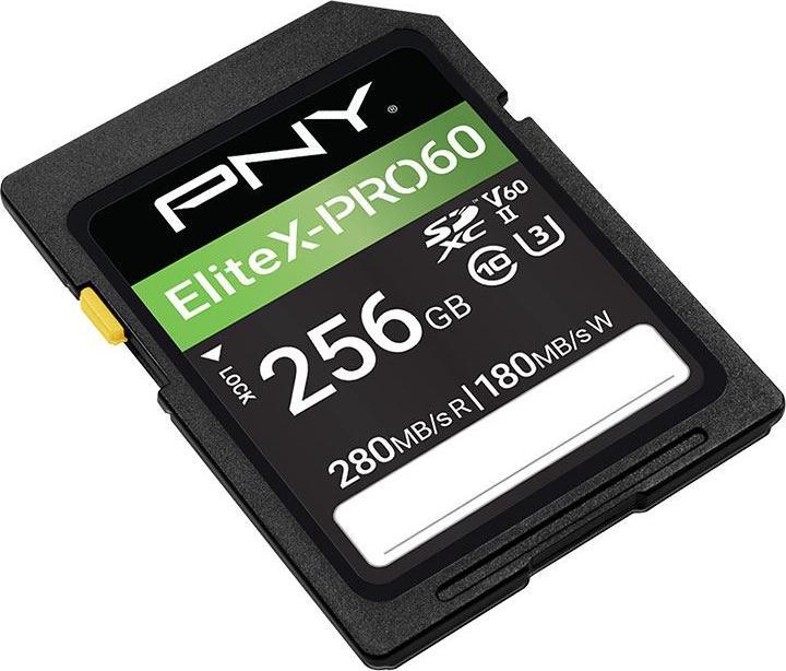 Actual product image PNY Elite X-Pro 60 (256 GB, microSDXC, U3, UHS-II)