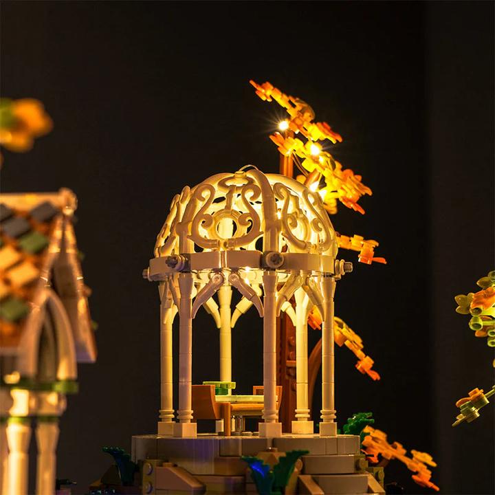 Image du produit BrickBling Set de lumière LED pour LEGO Le Seigneur des Anneaux : Fondcombe (10316) incl. télécommande