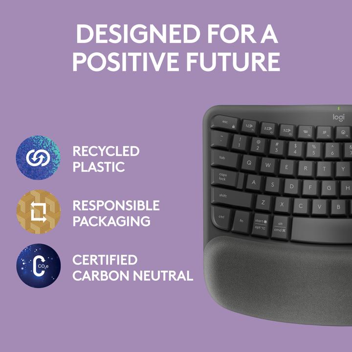 Actual product image Logitech Wave Keys for Business (CH, Wireless)