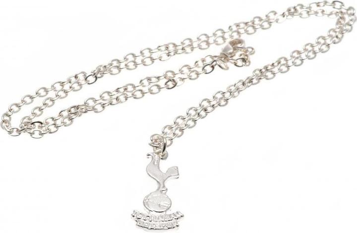 Immagine prodotto Tottenham Hotspur FC Ciondolo e catena placcati in argento (100% metallo)