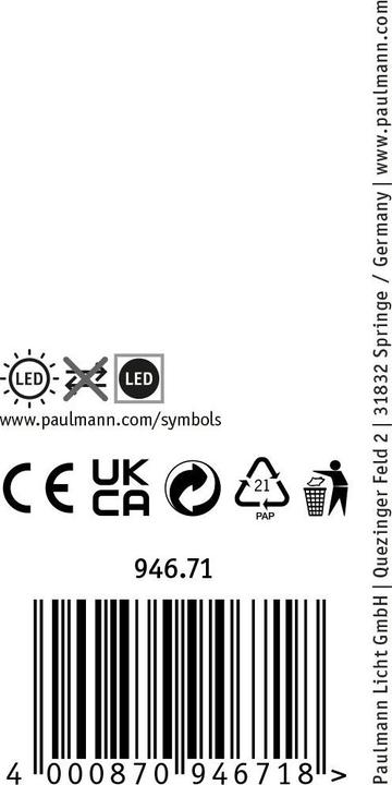 Produktbild Paulmann Wallwasher Ito (450 lm, IP67)