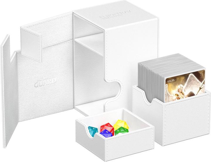 Actual product image Ultimate Guard Card Box Flip'n'Tray XenoSkin Monocolor 100+ White