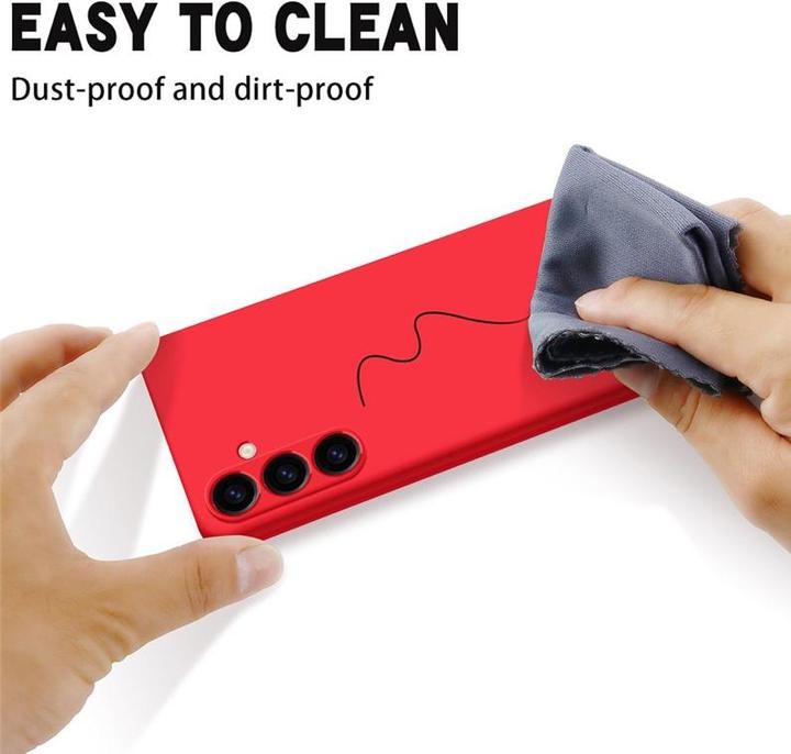 Produktbild RPD Samsung Galaxy S24 FE - Silikon Schutzhülle, rot (Samsung Galaxy S24 FE)