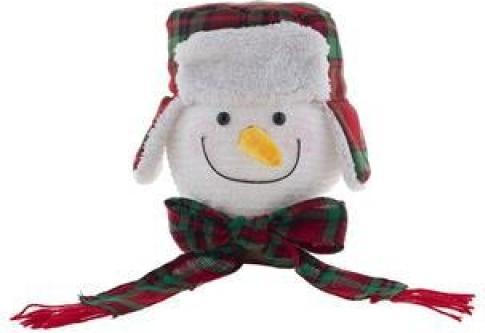 Immagine prodotto Funny Fashion Figura decorativa pupazzo di neve danzante 22 cm con luci, suoni e movimento